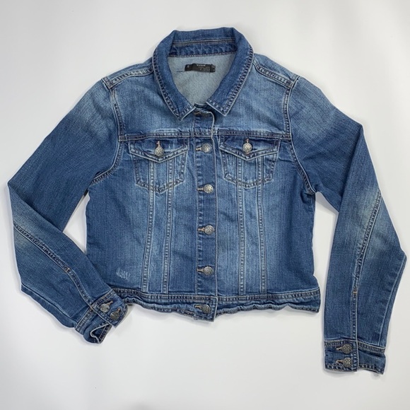 Prana Dree Organic Cotton Denim Jacket Size Small - Picture 1 of 7